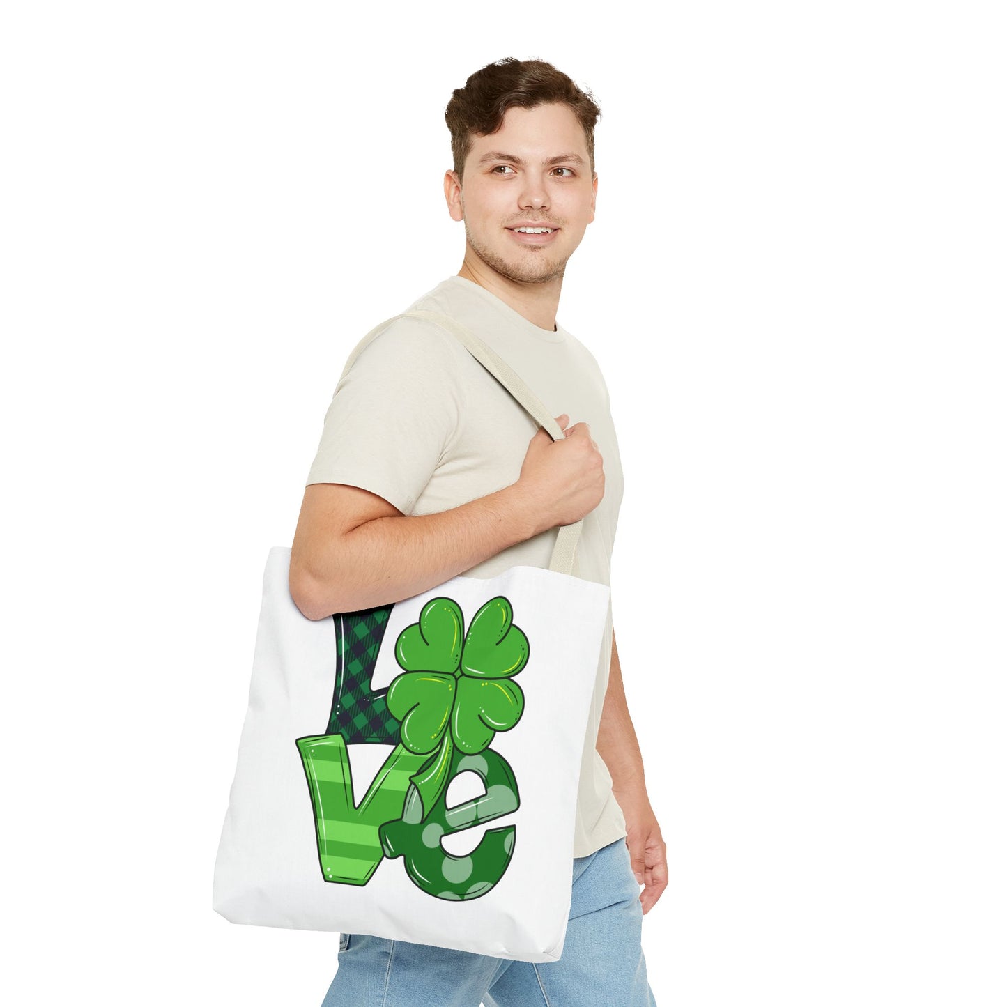 SHAMROCK LOVE ST. PATRICK'S DAY ~ Tote Bag Various Sizes