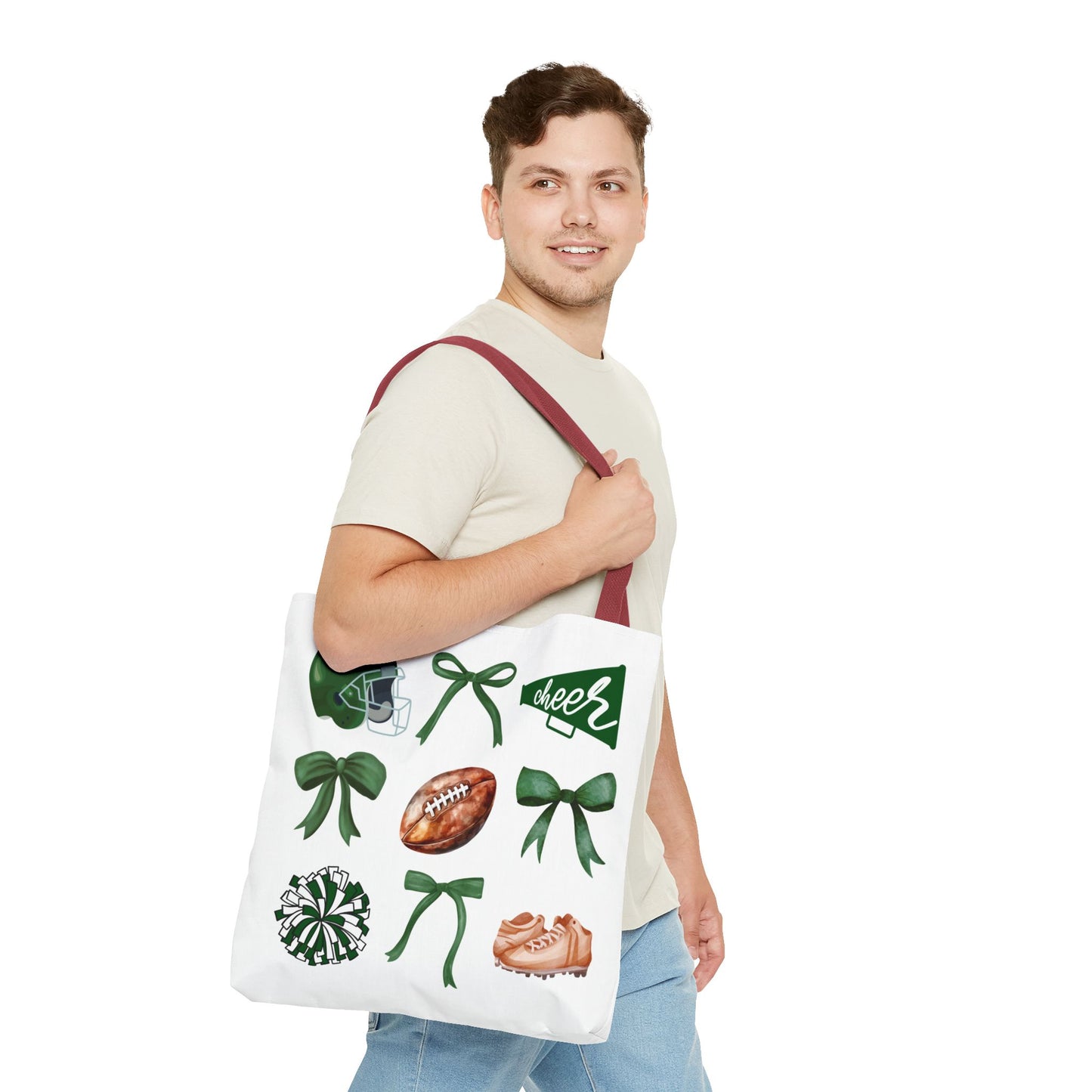 FOOTBALL & CHEER ~ Game Day Tote Bag