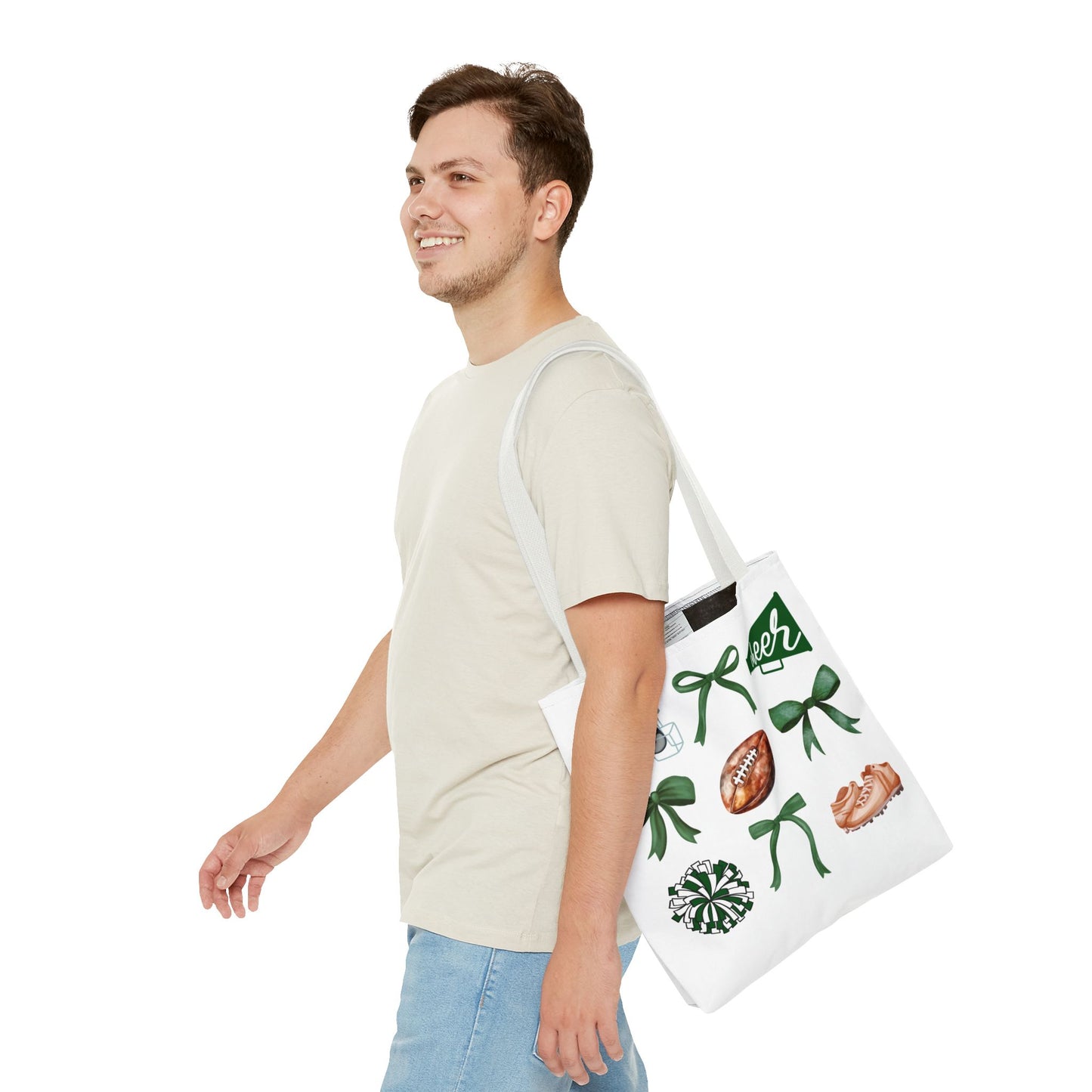 FOOTBALL & CHEER ~ Game Day Tote Bag