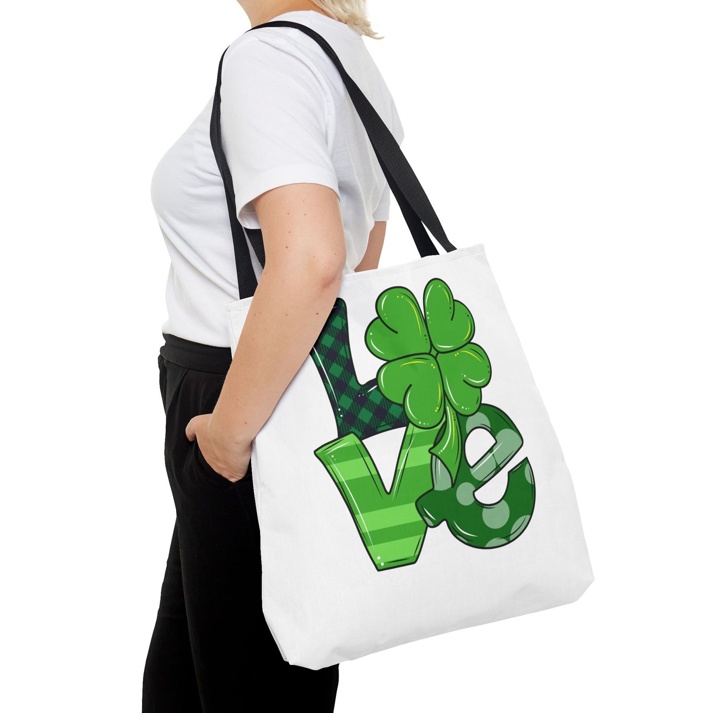 SHAMROCK LOVE ST. PATRICK'S DAY ~ Tote Bag Various Sizes