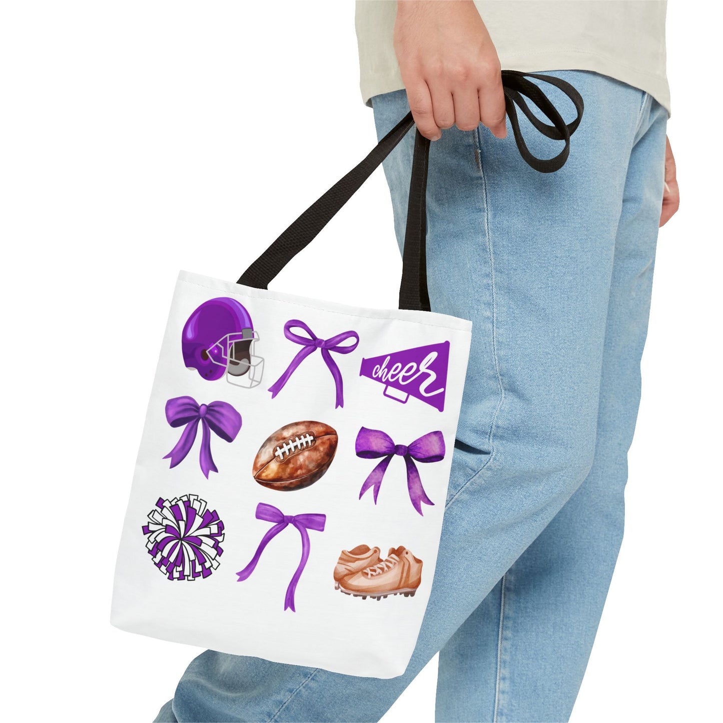 FOOTBALL & CHEER ~ Game Day Tote Bag