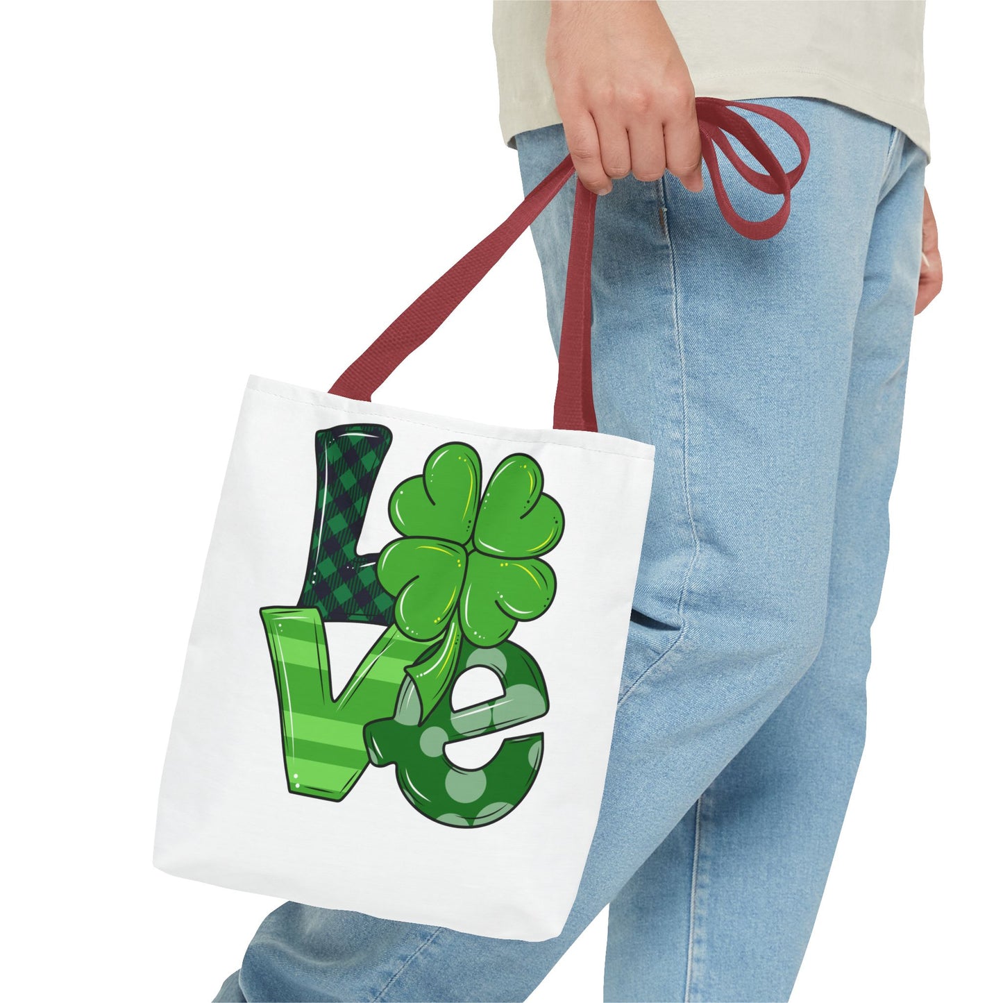 SHAMROCK LOVE ST. PATRICK'S DAY ~ Tote Bag Various Sizes