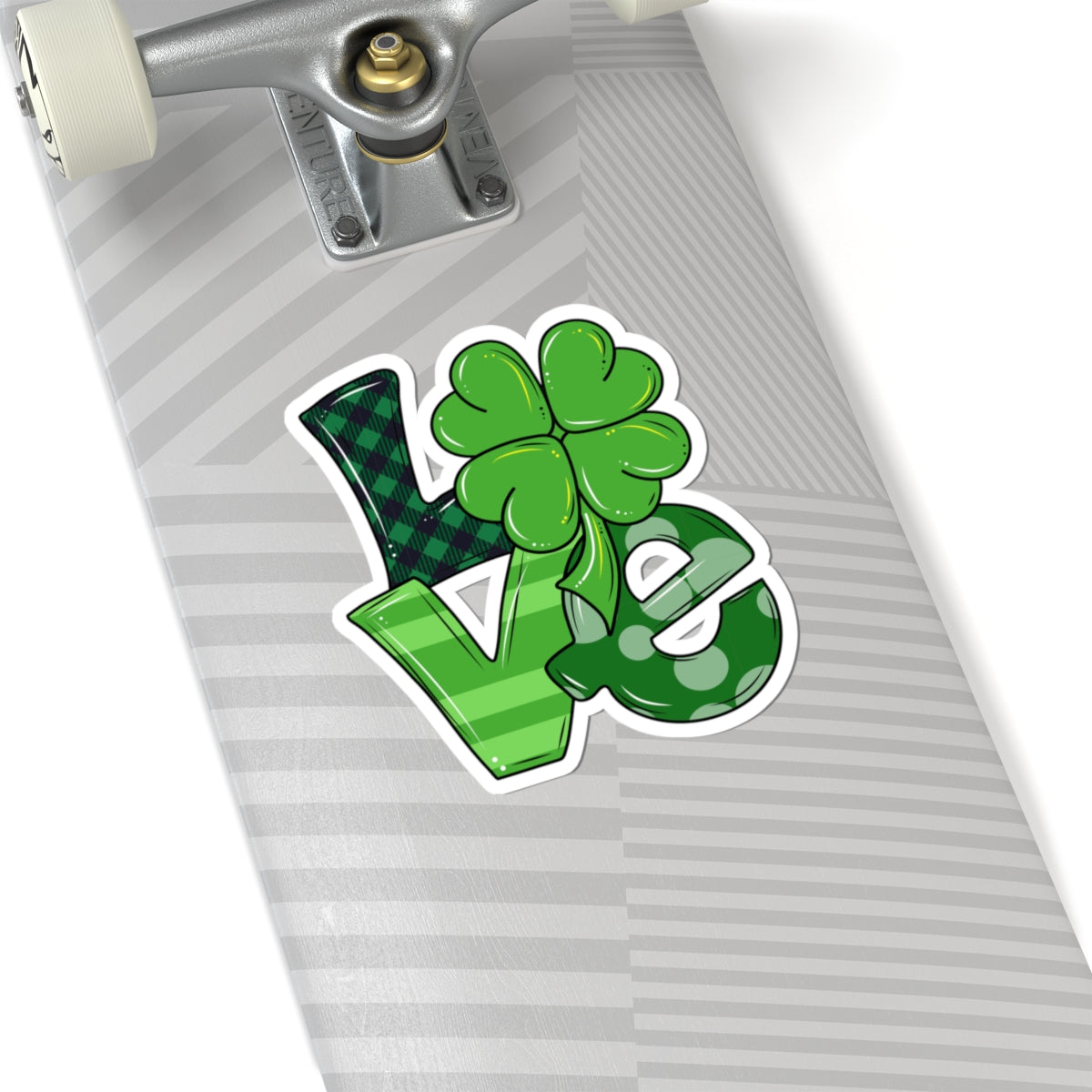 SHAMROCK LOVE ~ St. Patrick's Day Sticker Various Sizes