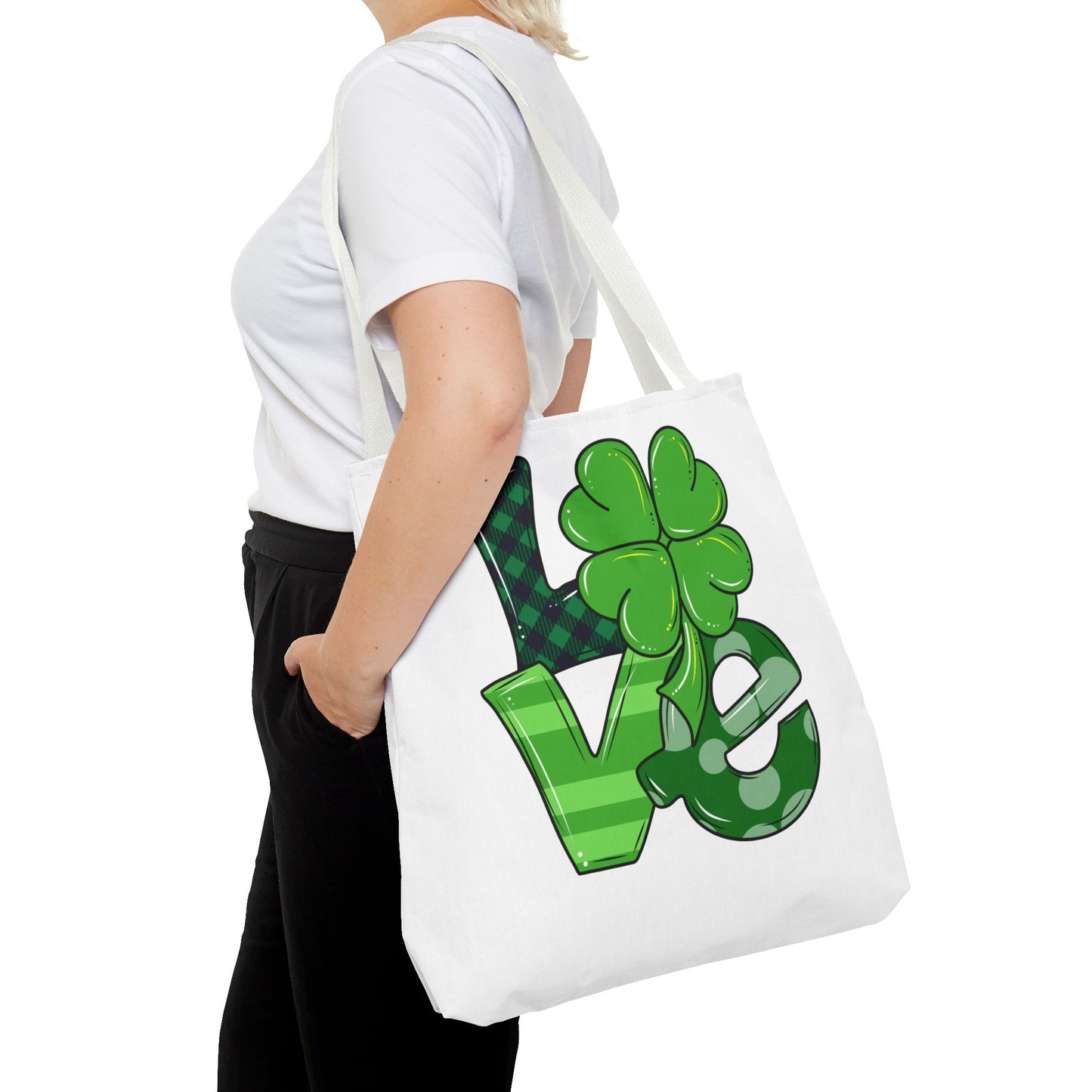 SHAMROCK LOVE ST. PATRICK'S DAY ~ Tote Bag Various Sizes