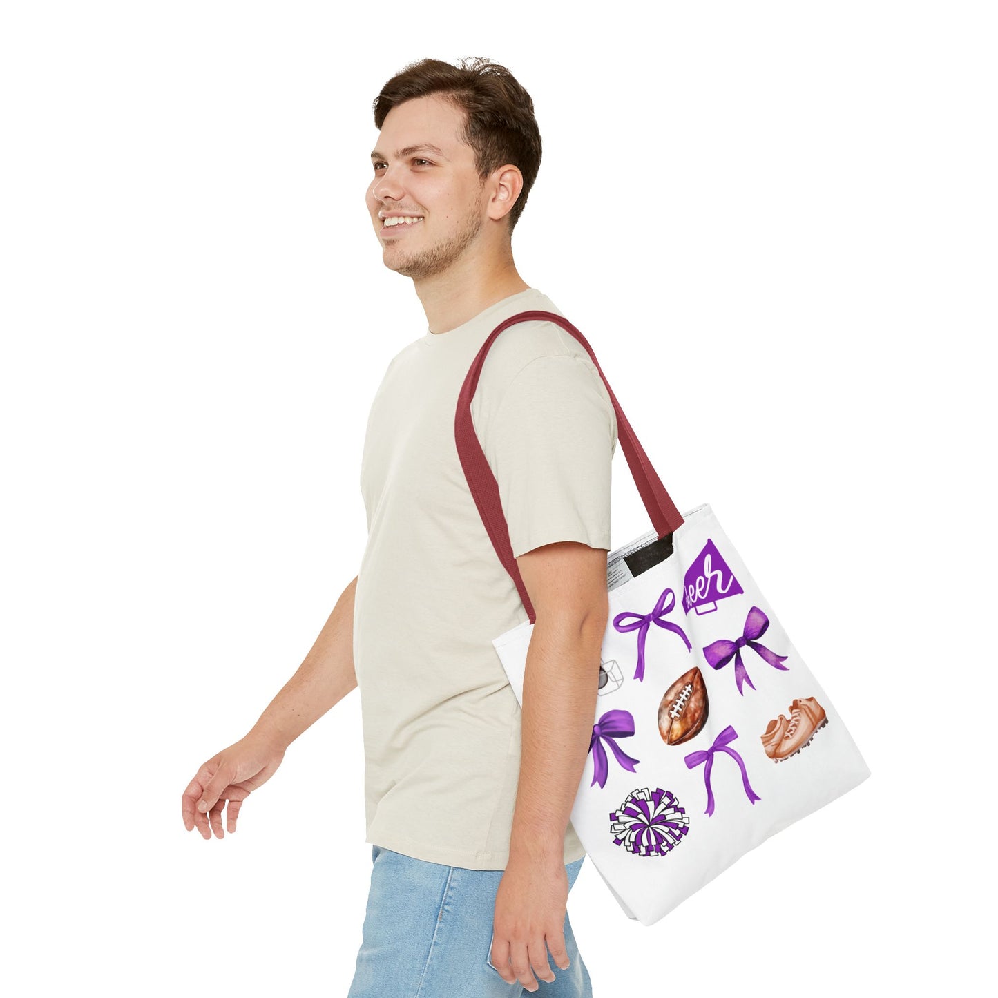 FOOTBALL & CHEER ~ Game Day Tote Bag